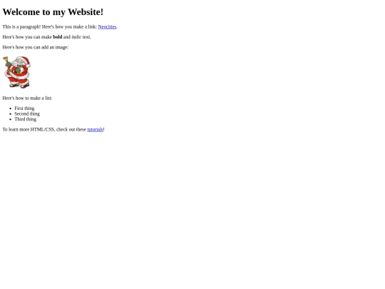 index screenshot