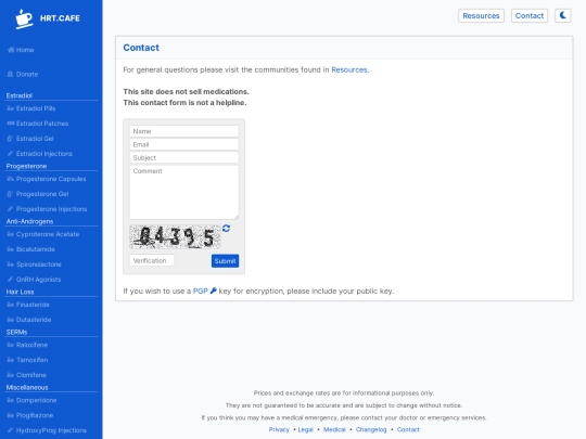 contact screenshot