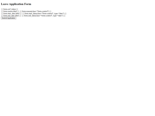 leave_apply screenshot