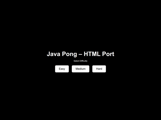 pong screenshot