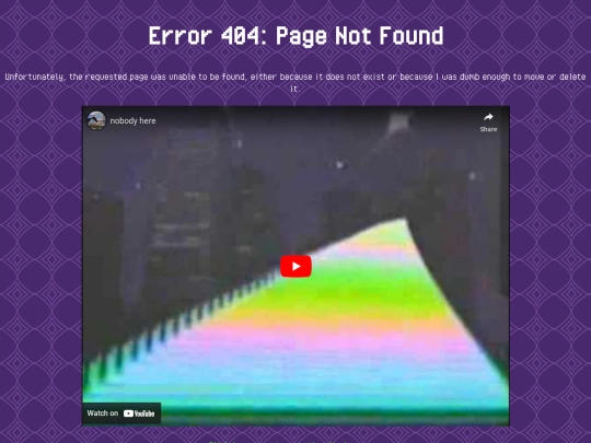 not_found screenshot