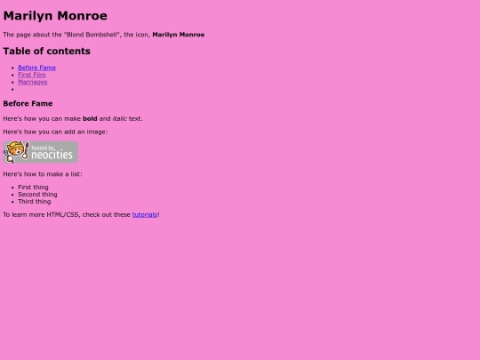 index screenshot