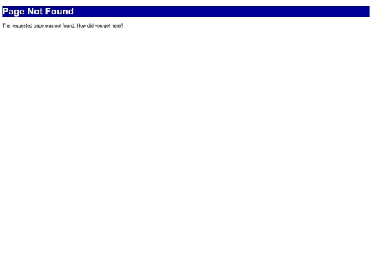 not_found screenshot