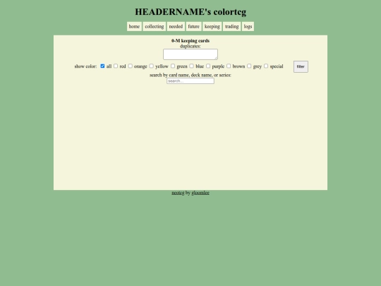 module/keepingcards0-M screenshot