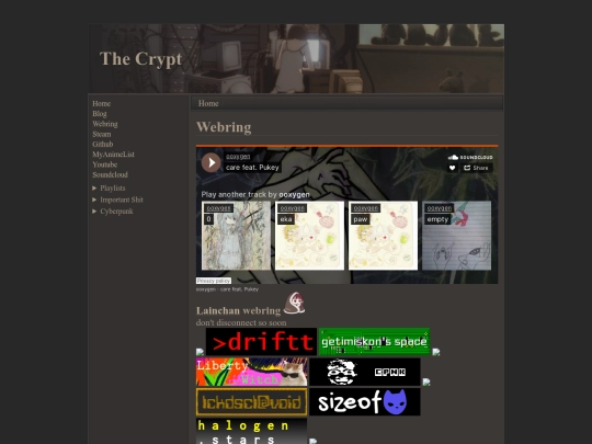 lainchan webring screenshot