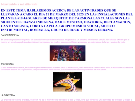 muestra cultural screenshot