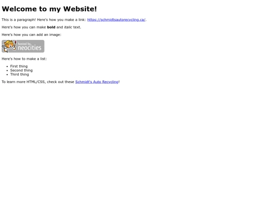 SchmidtsAutoRecycling screenshot