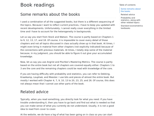 applied-metrics-book-readings screenshot