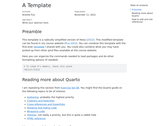 template-final-report screenshot