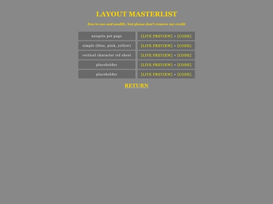 index screenshot