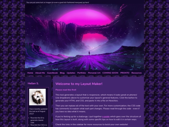 blog screenshot