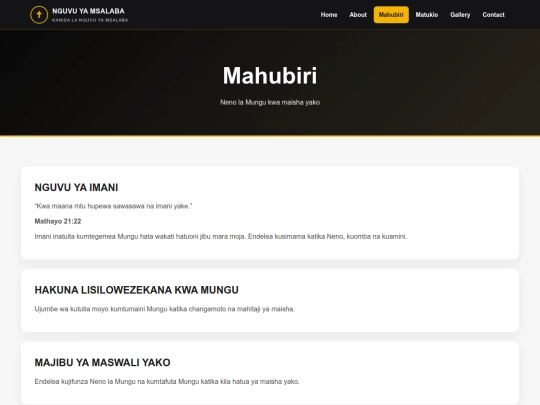 Kanisa la Nguvu ya Msalaba /sermons screenshot