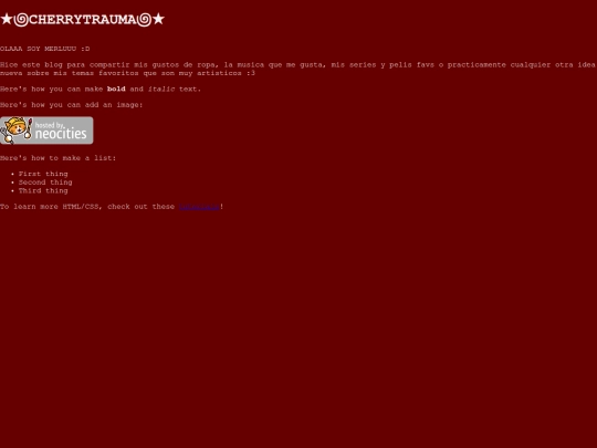 index screenshot