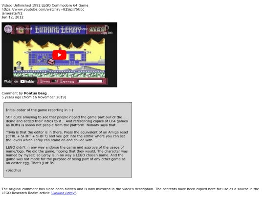 WikiArchives/Bacchus-YT screenshot