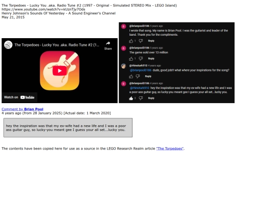 WikiArchives/BrianPool-Lucky-YT screenshot