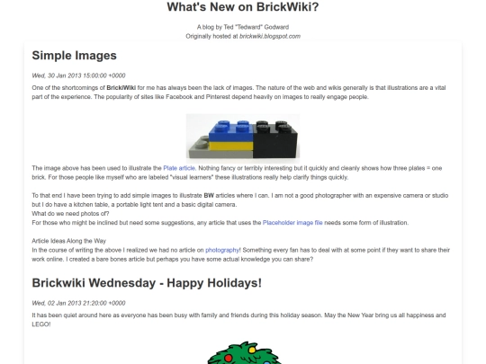 WikiArchives/BrickWiki-blog-rss screenshot