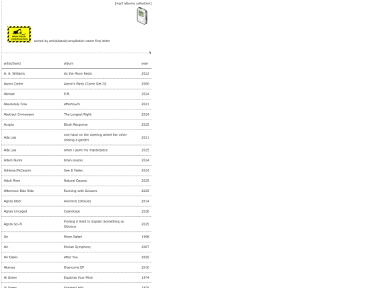 mp3s screenshot
