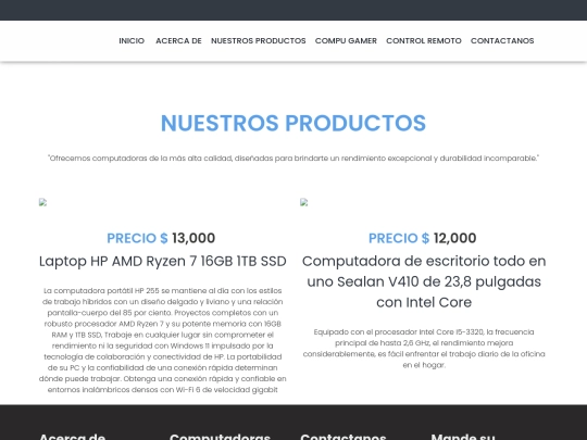 Computadoras/product screenshot
