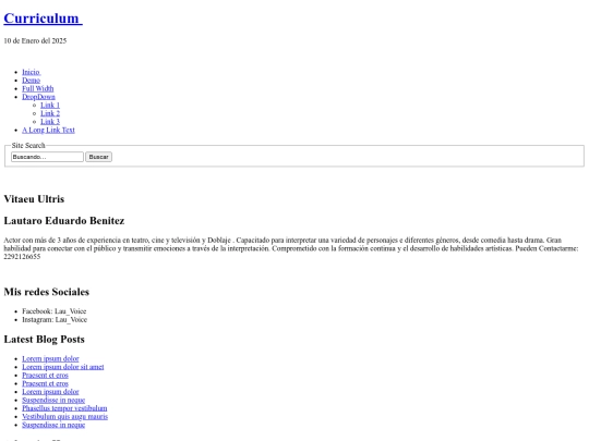 Curriculum 2 screenshot