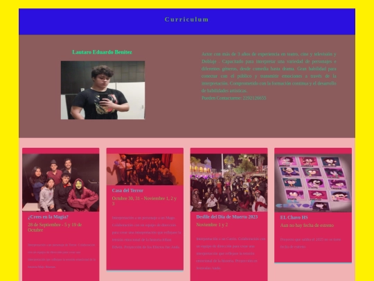 Curriculum/Curriculum screenshot