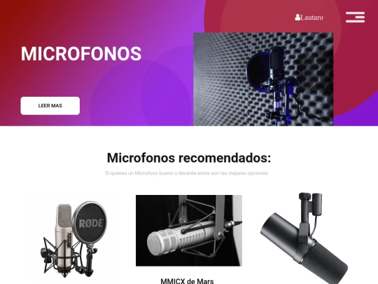 Microfonos screenshot