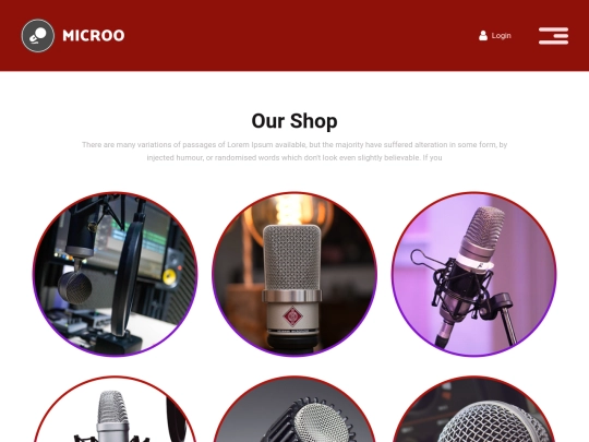 Microfonos/shop screenshot
