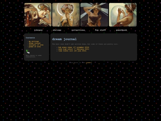 library/dreamjournal screenshot