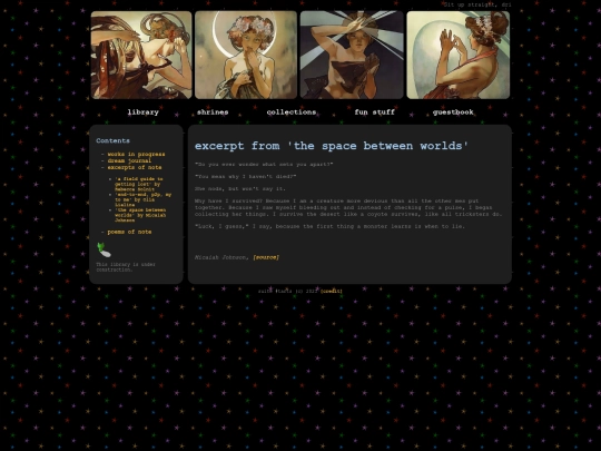 library/notmywriting/spacebetweenworlds screenshot