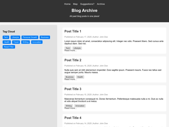 archive screenshot