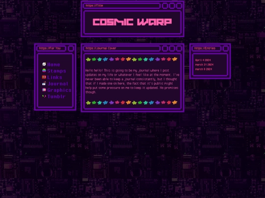 oldlayout/journal screenshot