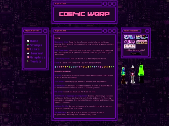 oldlayout/links screenshot