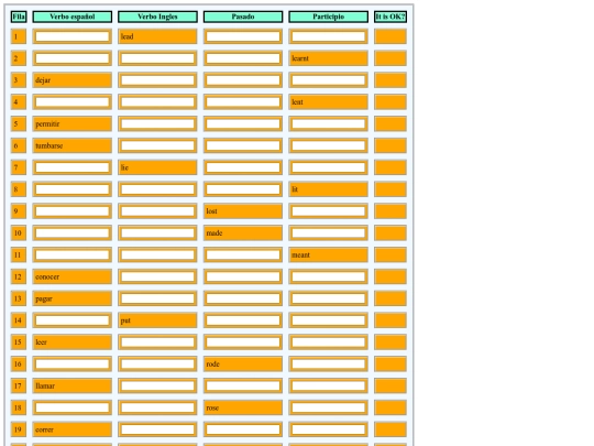 VerbosIngles3 screenshot
