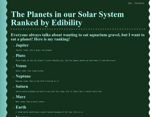 Planet Ranking screenshot