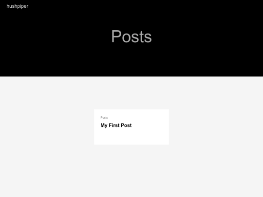 posts/page/1 screenshot