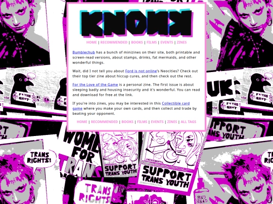 posts/zine-links screenshot