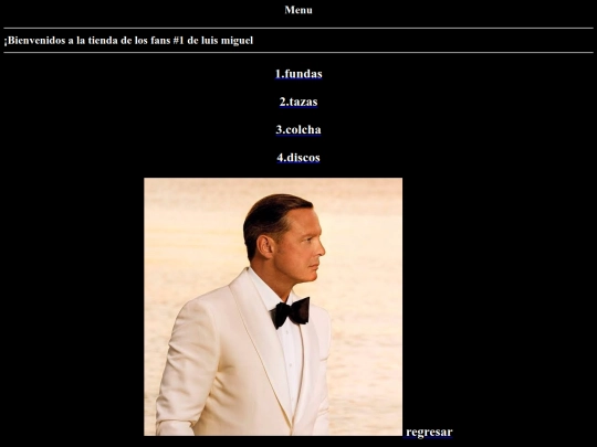 menu screenshot