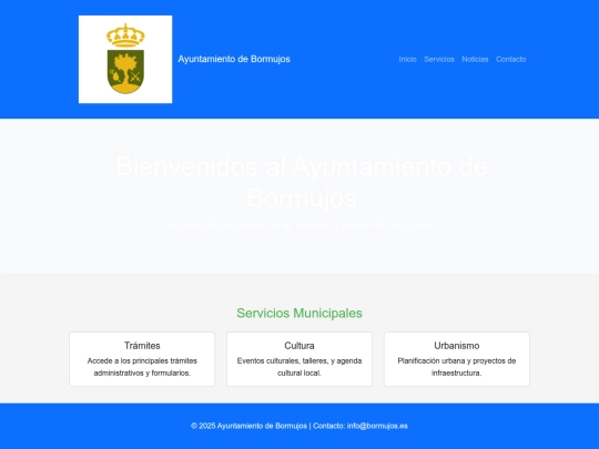 Bootstrap web screenshot