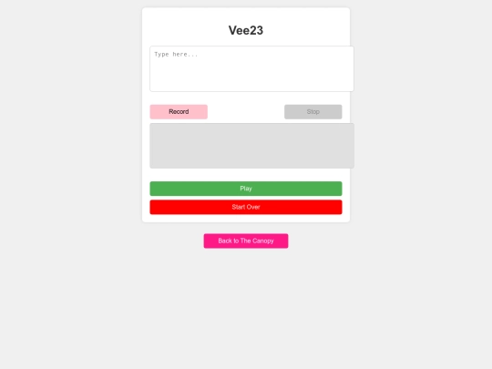 Vee23 screenshot