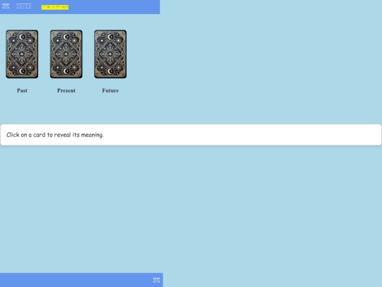 tarot/fortune3 screenshot
