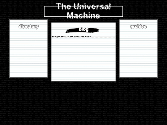 blog/home screenshot