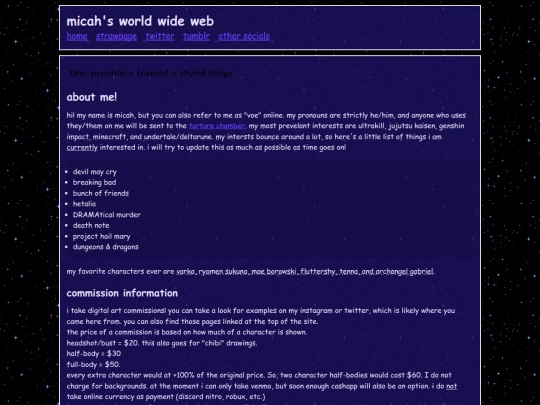 index screenshot