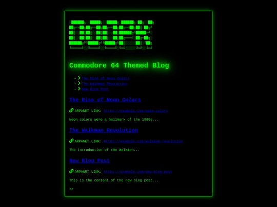 com64 screenshot