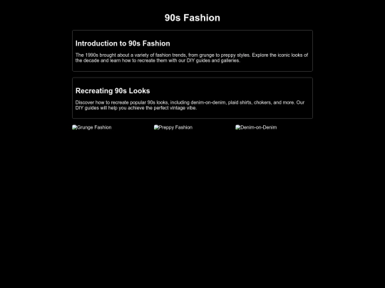 fashion screenshot