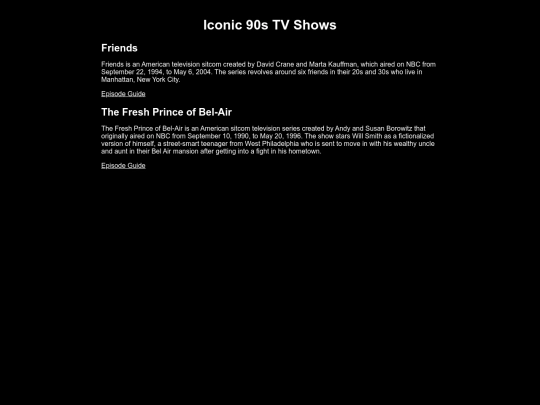 tvshows screenshot