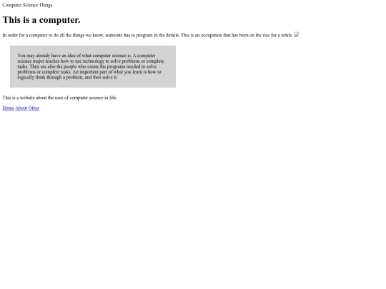 index screenshot