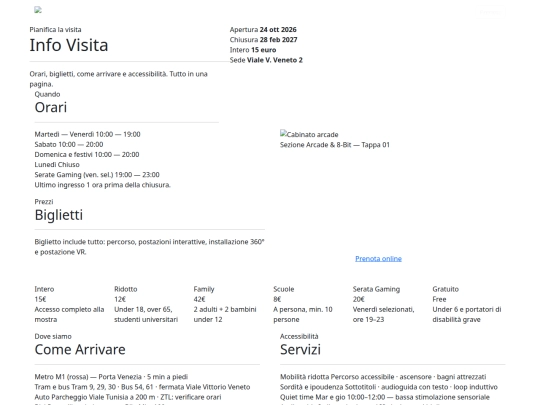 info screenshot