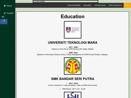 education screenshot