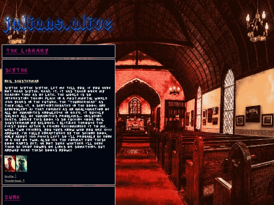 library screenshot