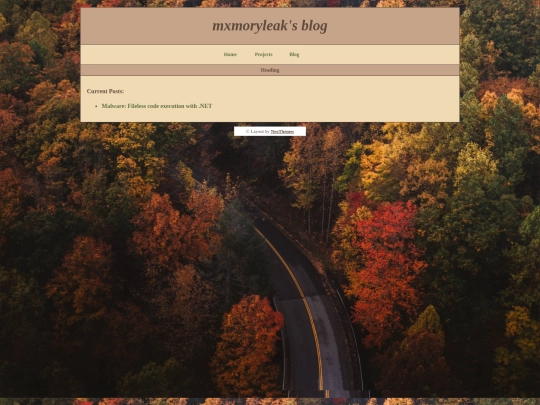 blog screenshot