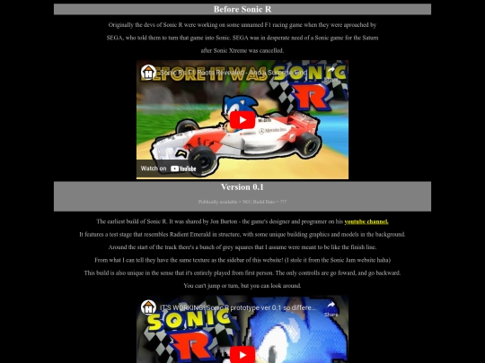 saturn/sonicrdev screenshot